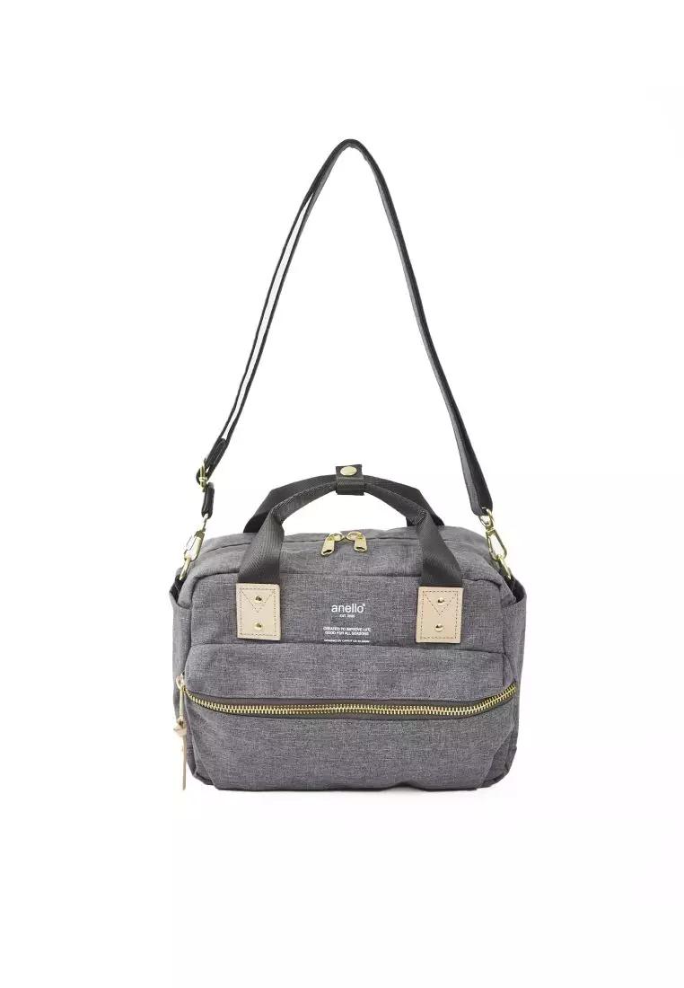 Anello Atelier Mini Shoulder Bag Light Grey