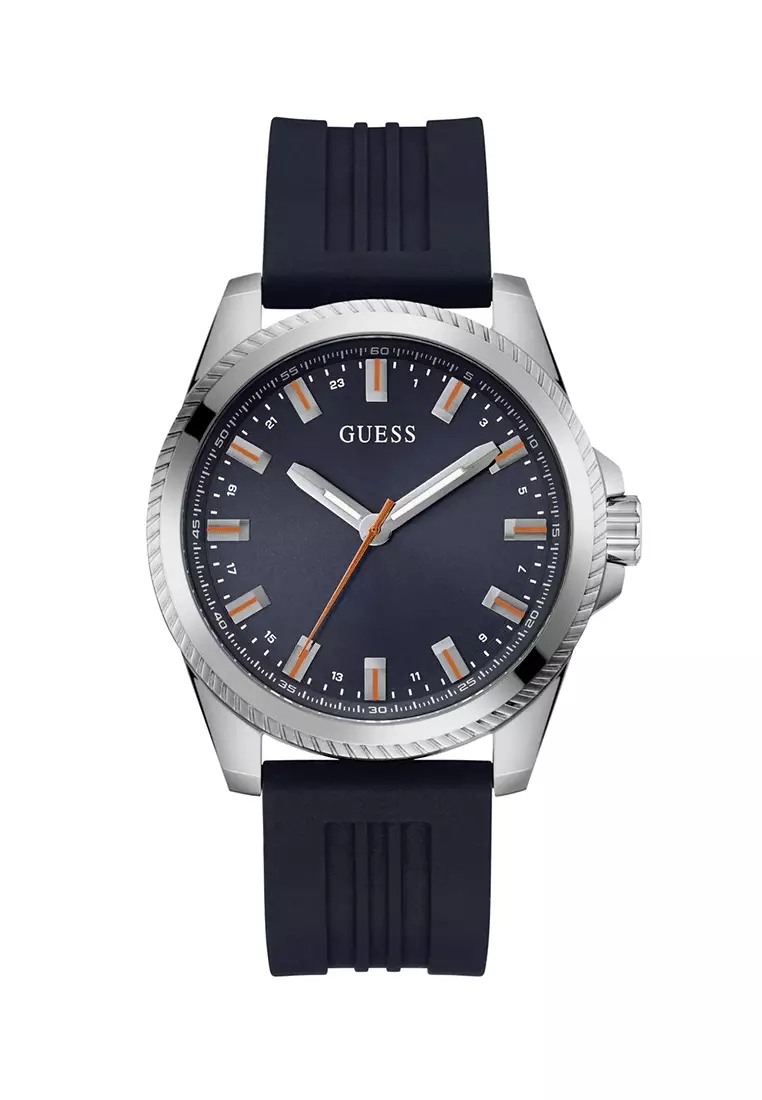 Jual Guess Watch Guess Gents Watch Champ Navy Silver Gw G