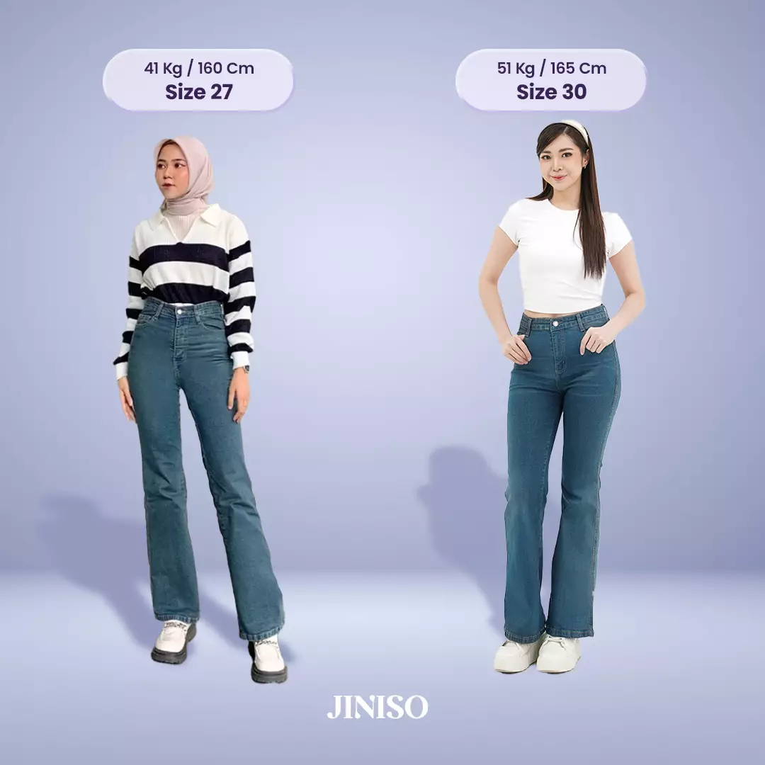 Highwaist Stretch Cutbray Pocket Jeans 712 HANGOUT