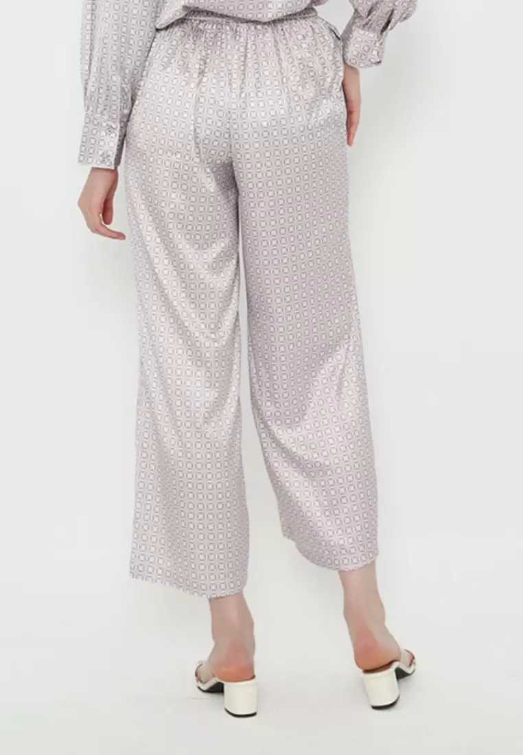 Cullote Monogram In Soft Purple by Brilliant Girl Warna UNGU