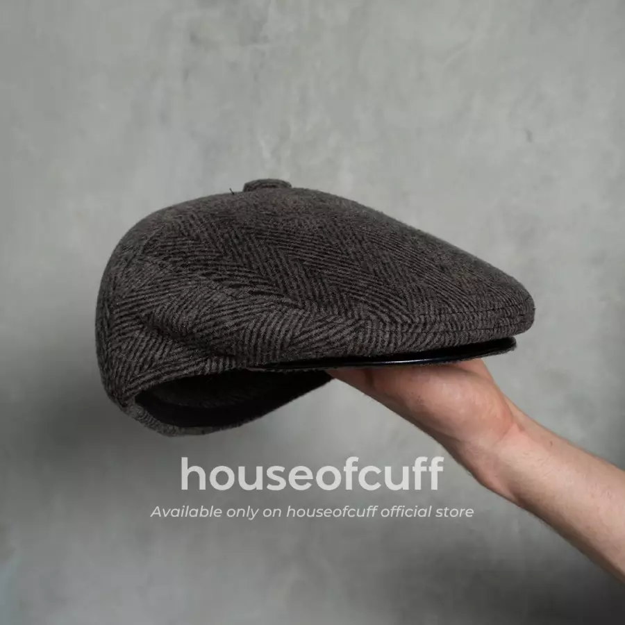 Houseofcuff topi painter baret hat flatcap pattern X001