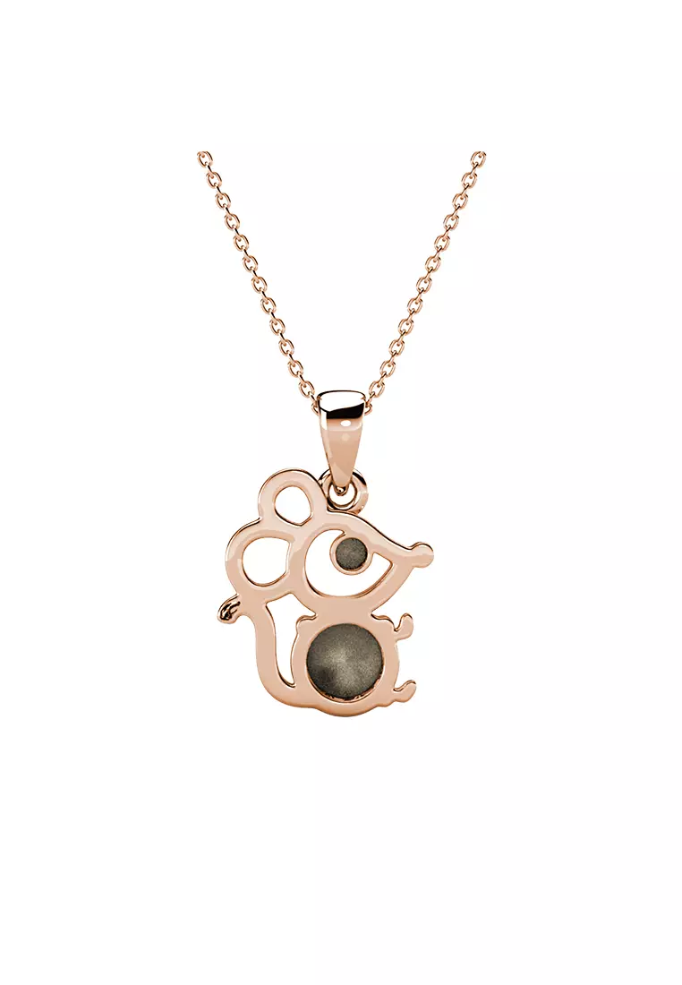 Mousy Pendant RG - Kalung Crystal by Her Jewellery