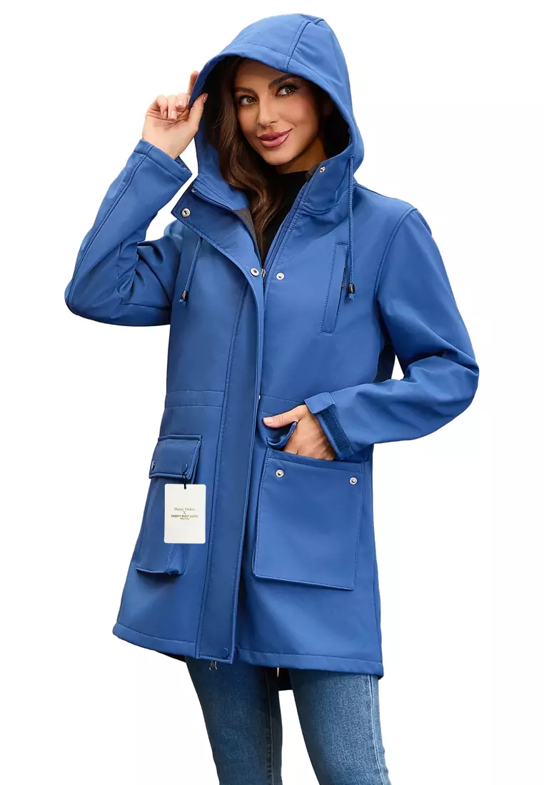 Waterproof Hood Trench Coat AD-M25F598