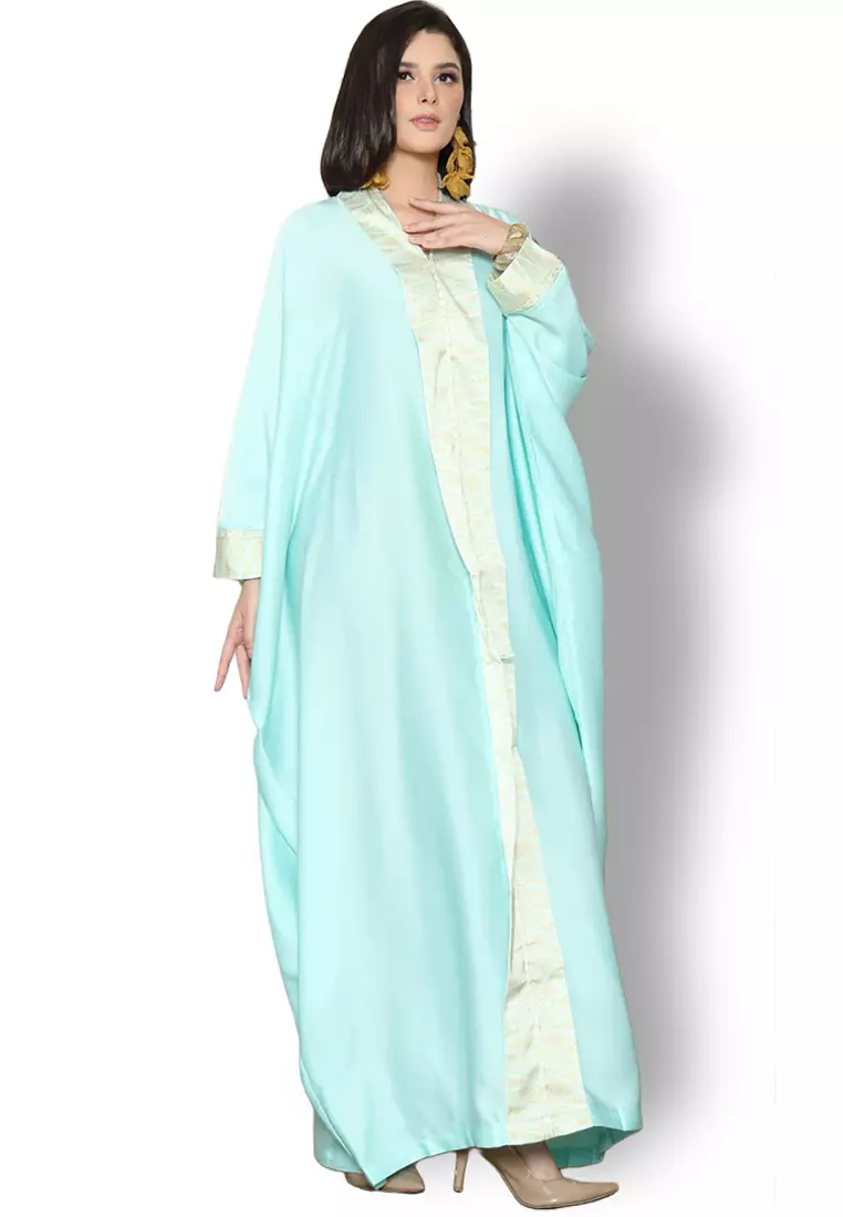 Kanzi Exclusive Long Sleeve Songket Kaftan