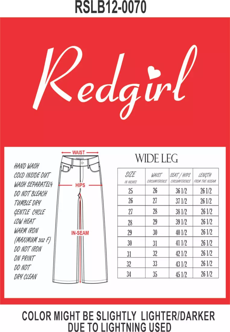 Denim Wide Leg Pants