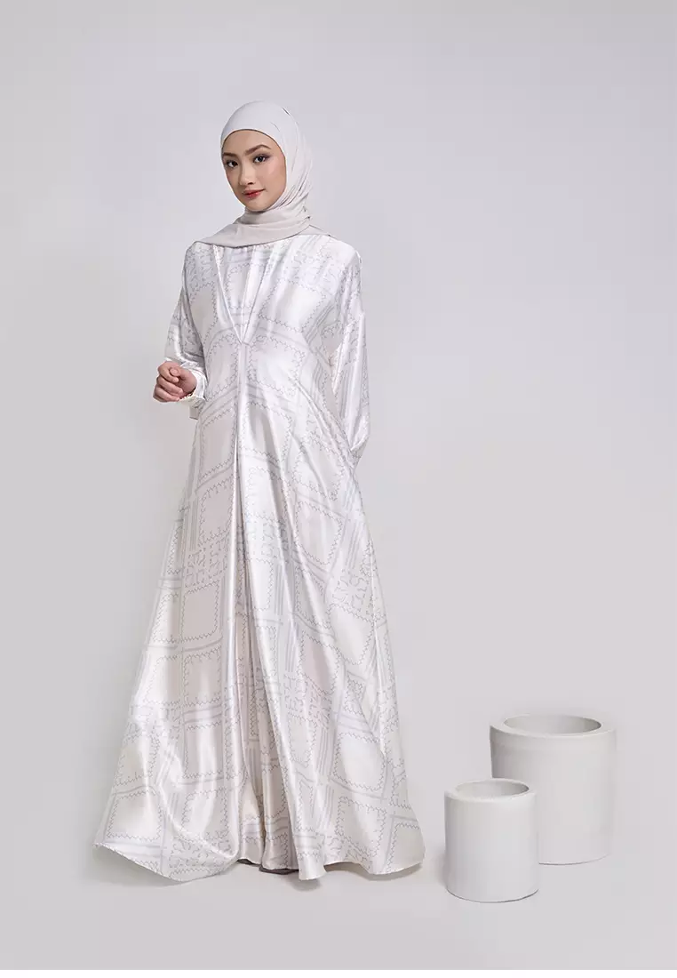 Kami Vitha Regular Fit Dress White