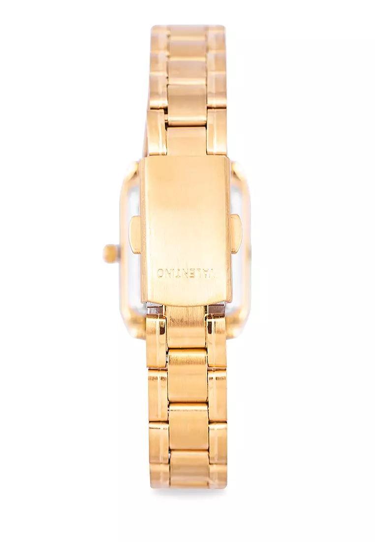 Analog Watch 20122256-Gld - Black Dial Numbers