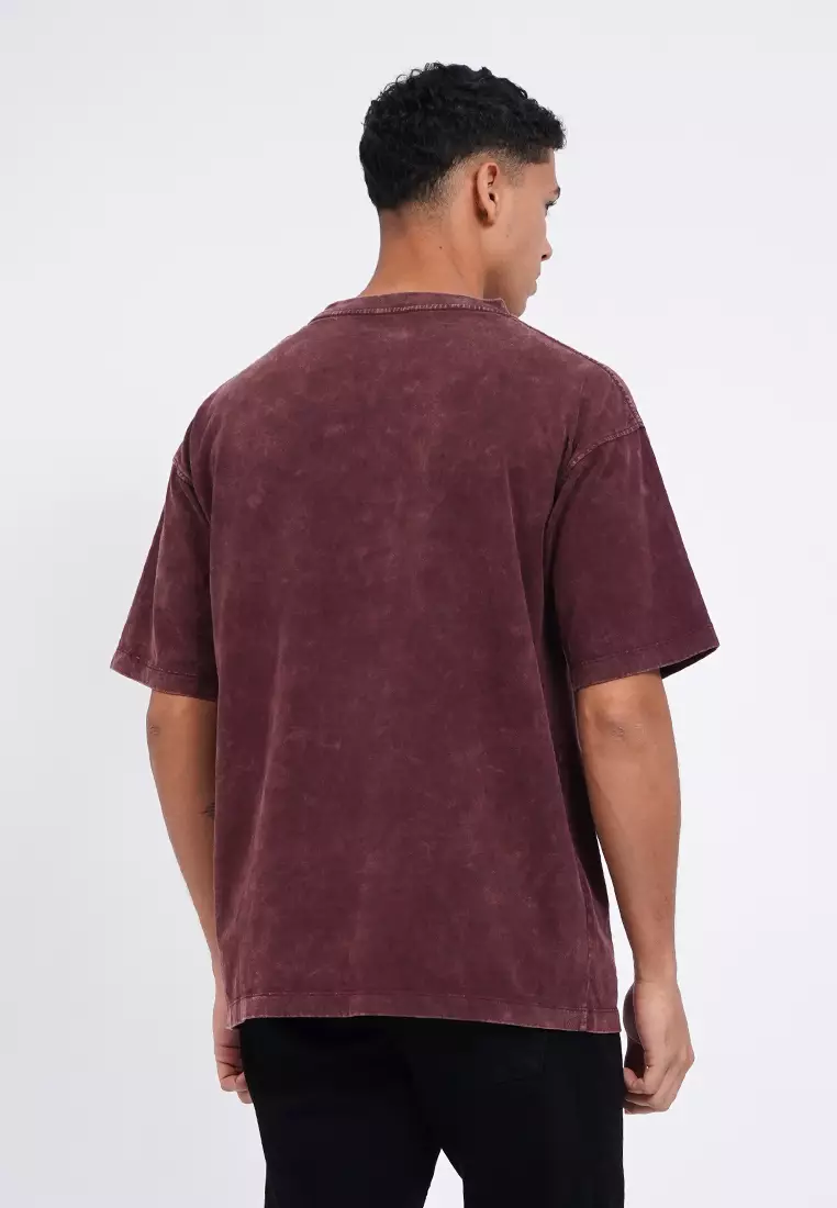 Short Sleeve Garment Dyed T-Shirt