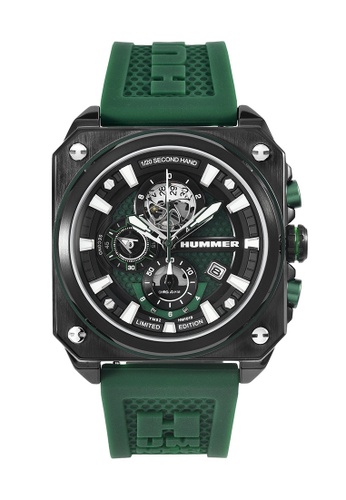 Hummer black and green Hummer Men Chronograph Limited Edition Gift Set HM1019-1792LE 9B862ACCB66D84GS_1