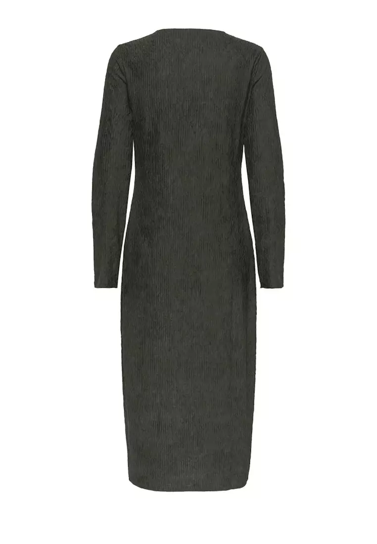 Long Sleeve Structure Dress