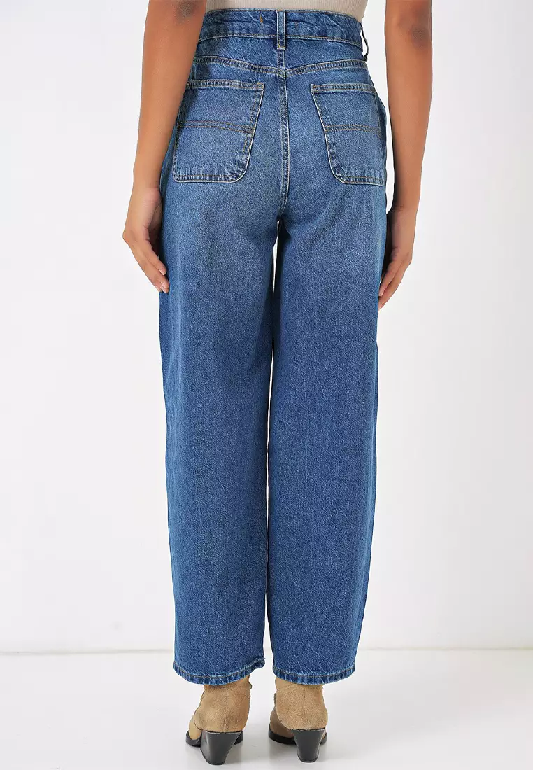 High Waist Baggy Jeans