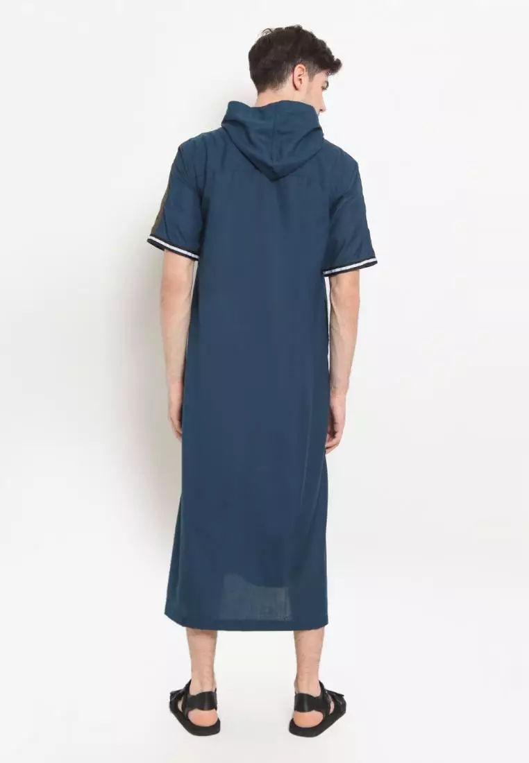 Zayidan Gamis Jubah Muslim Pria Atha Hoodie - Tosca