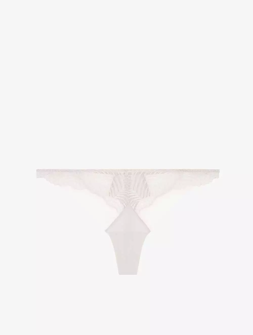 Calvin Klein Underwear - CK Black Geo Lace Thong - Orange - orange