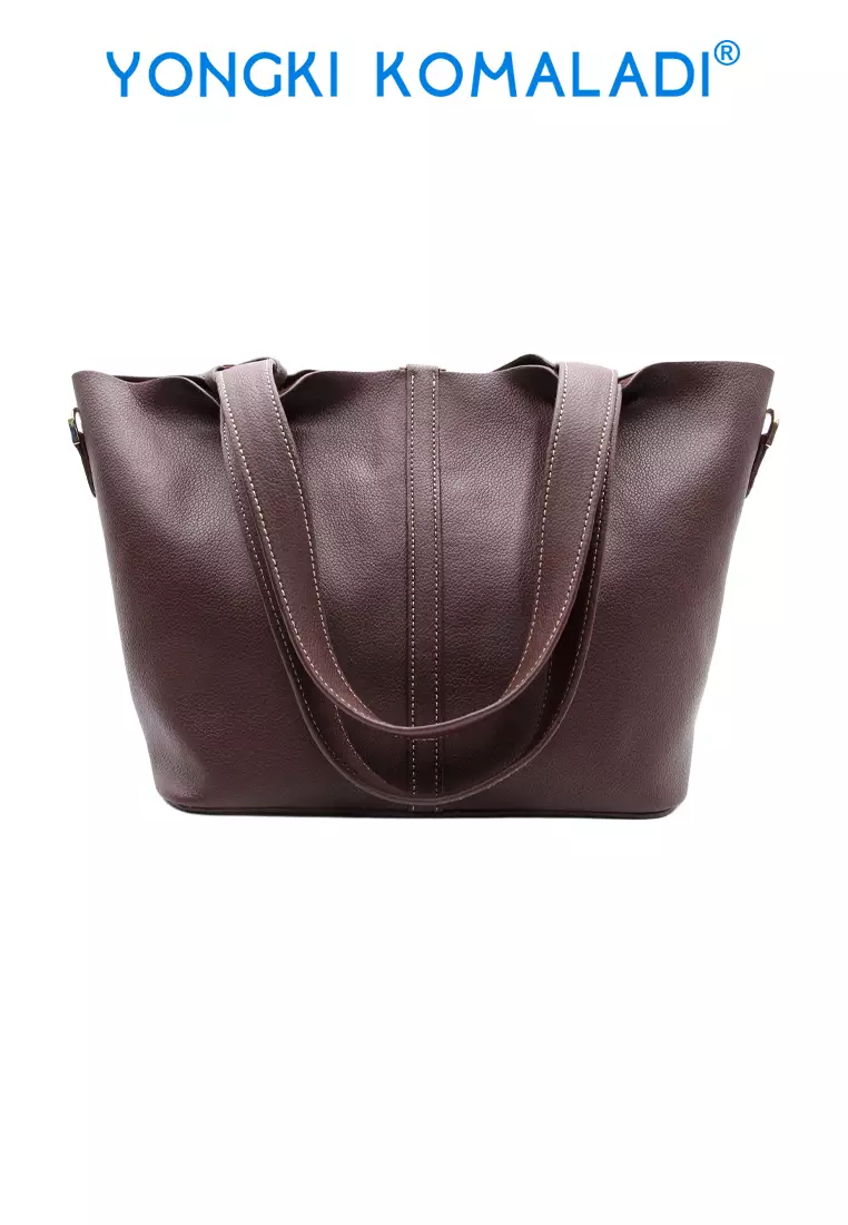 YONGKI KOMALADI YVONNE TOTE BAG OL-YSD3105-BE COKLAT