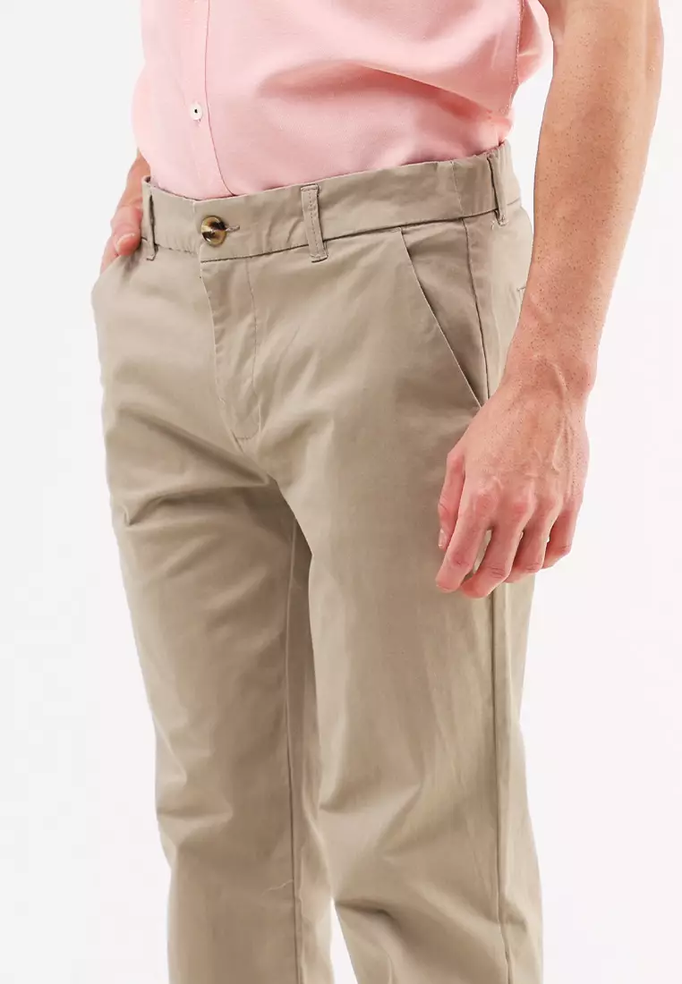 Regular Straight Chino Pants
