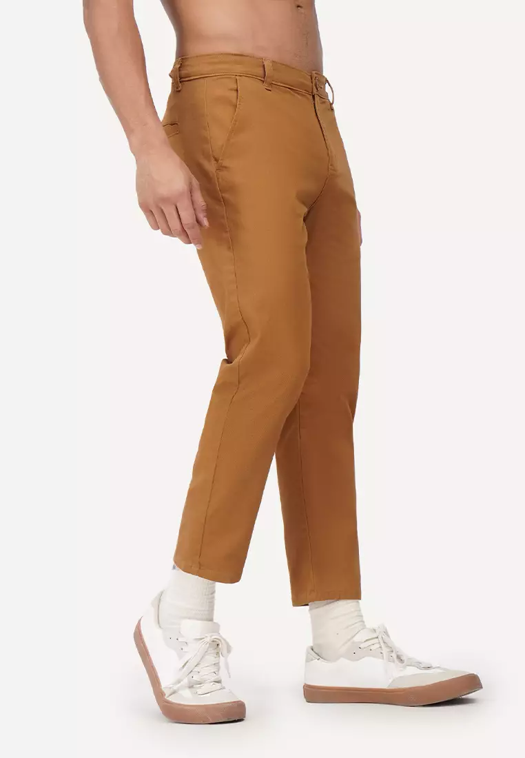 Buy OXGN Slim Tapered Trousers 2024 Online