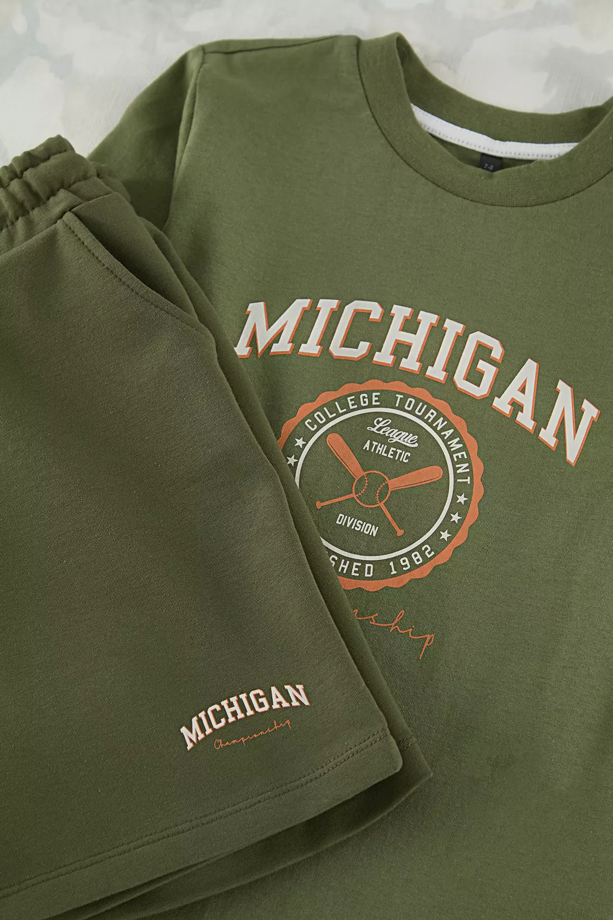 Cotton City Printed T-Shirt and Shorts Set