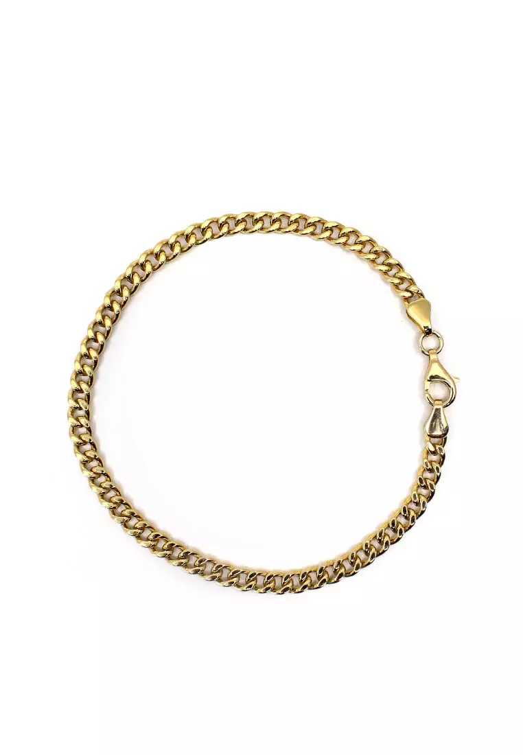 18K Japan Made Yellow Gold Bracelet