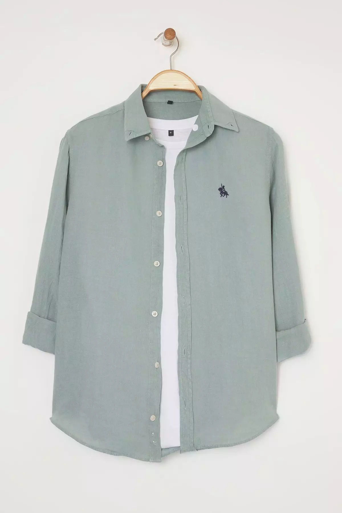 Mint Limited Edition 100% Linen Regular Fit Shirt TMNSS25GO00057