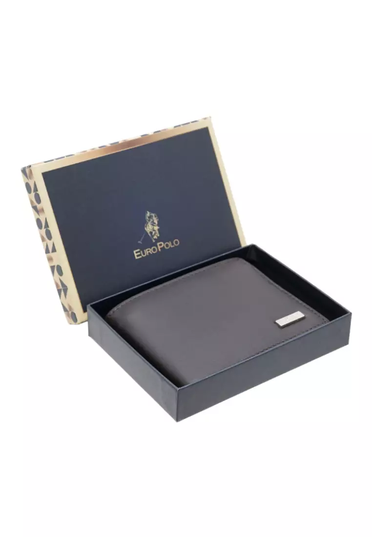Euro Polo Men's Leather RFID 6 Cards Bifold Wallet EWB 40157