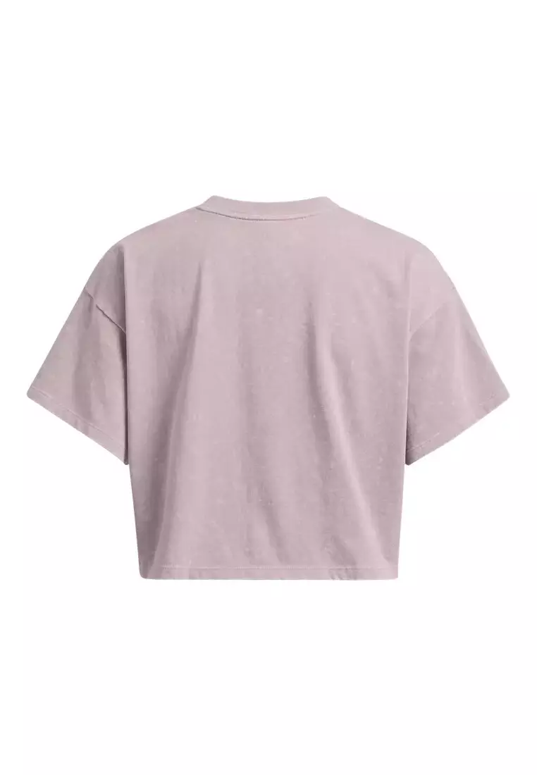 Under Armour UA Varsity Crop Heavyweight Women's Short Sleeve