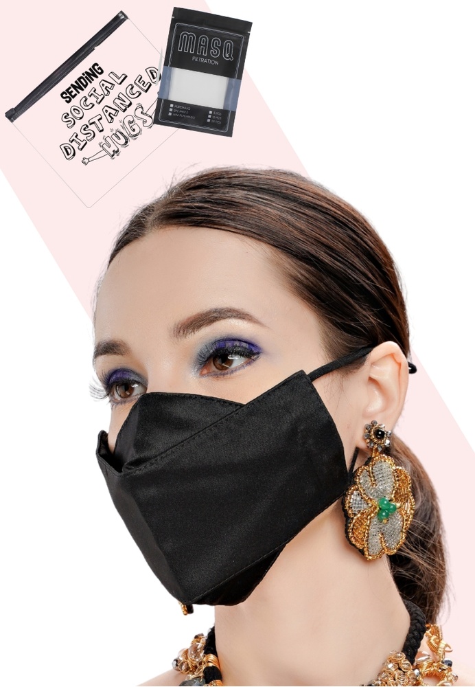 Buy The MASQ Collection Jet Black Face Mask Kit 2021 Online | ZALORA