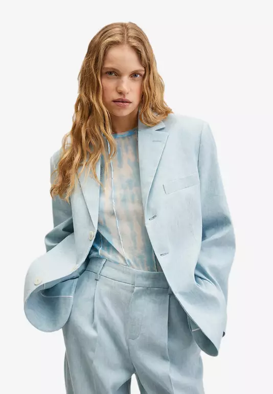 Linen Blazer Suit