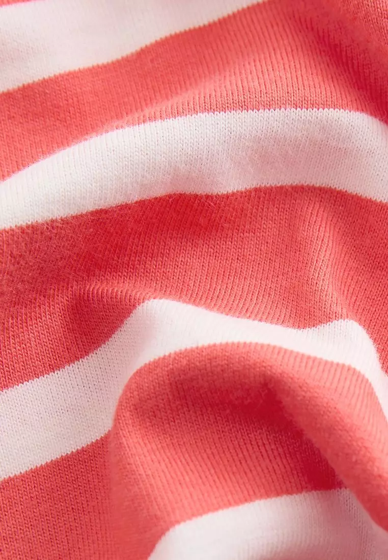 100% Cotton Short Sleeve Stripe T-Shirt