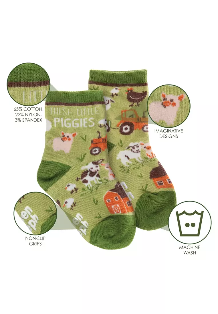 Toddler Socks Farm Large
