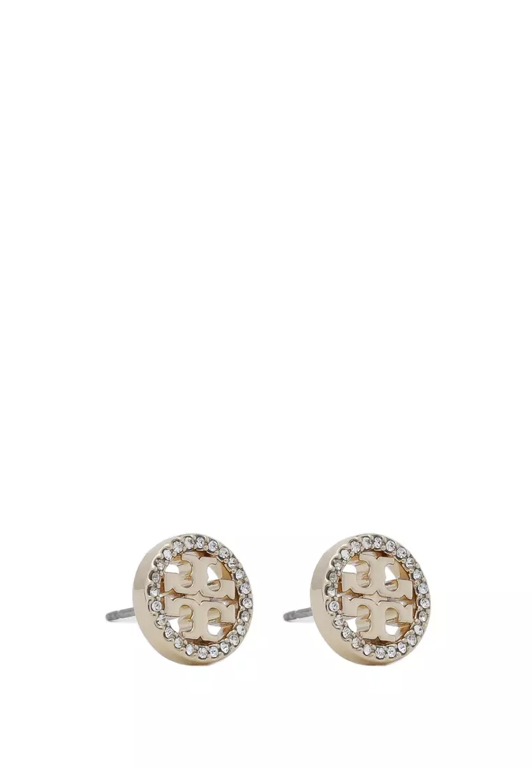 Tory Burch Miller Pave Stud Earrings