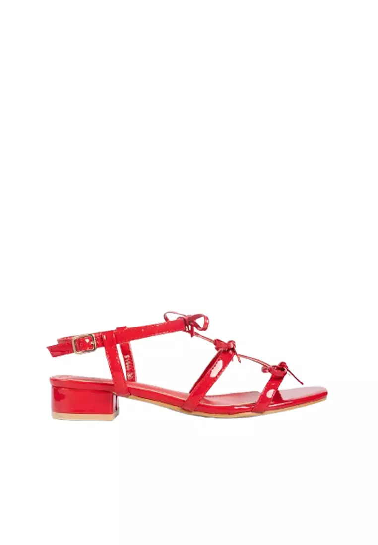 Discount on Happy2U  shoes - SKU: Viola Triple Ribbon Sandals
