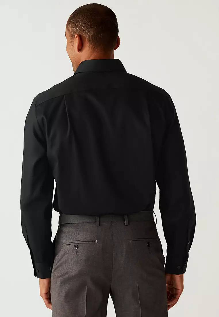 Regular Fit Pure Cotton Non Iron Shirt