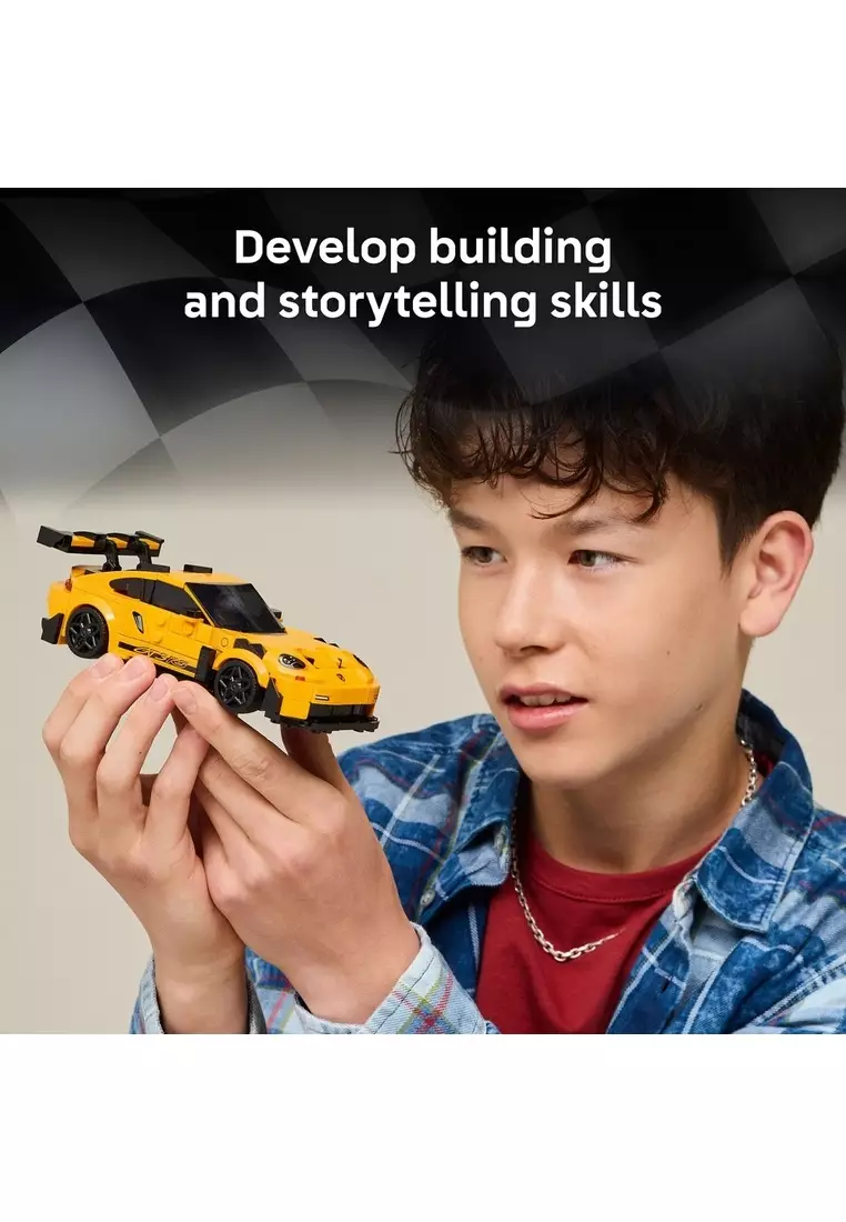 Speed Champions 77239 Porsche 911 GT3 RS Super Car, Age 9+, Building Blocks, 2025 (348pcs)