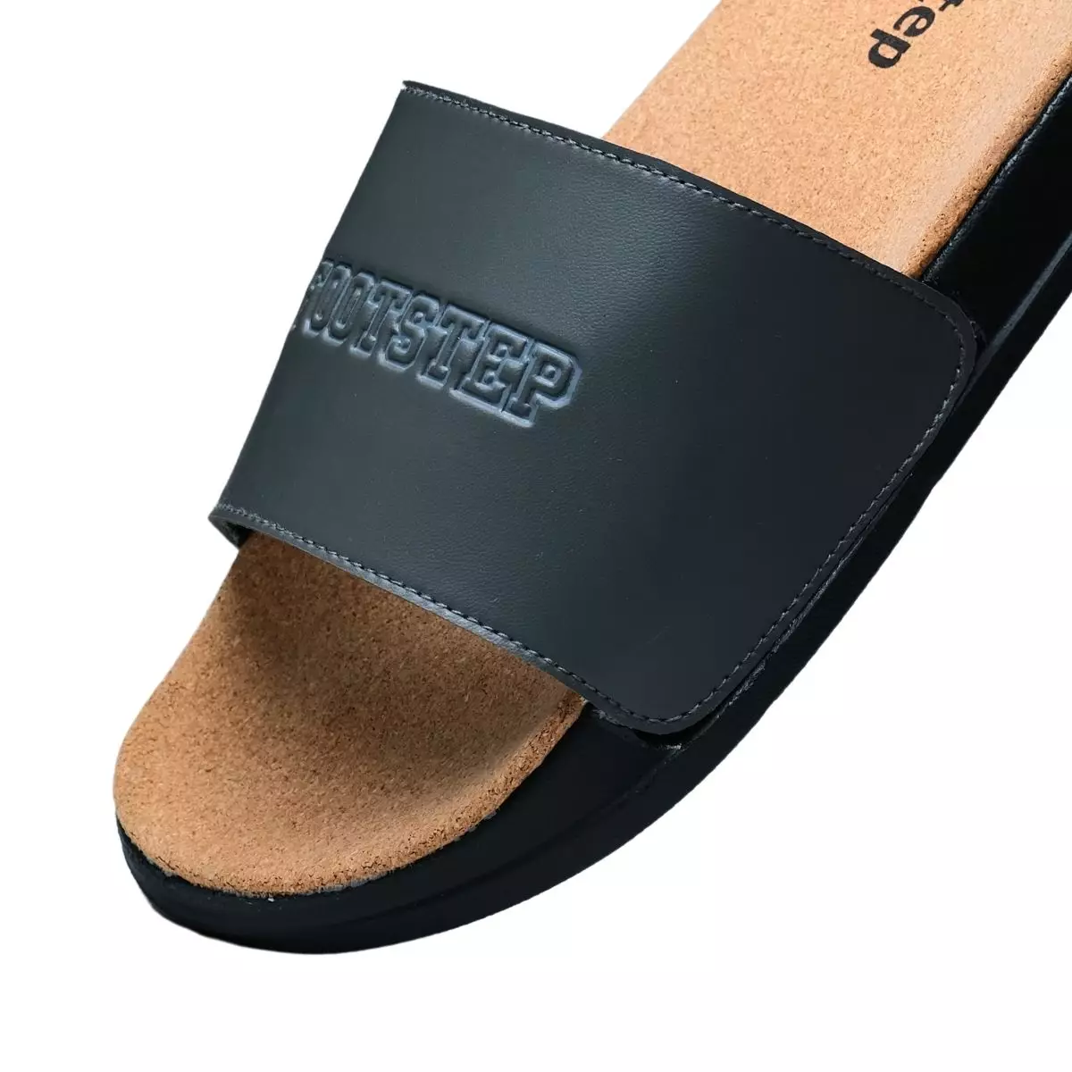 Footstep Footwear Sandal Pria Slide Shelby Full Grey Original Sandal