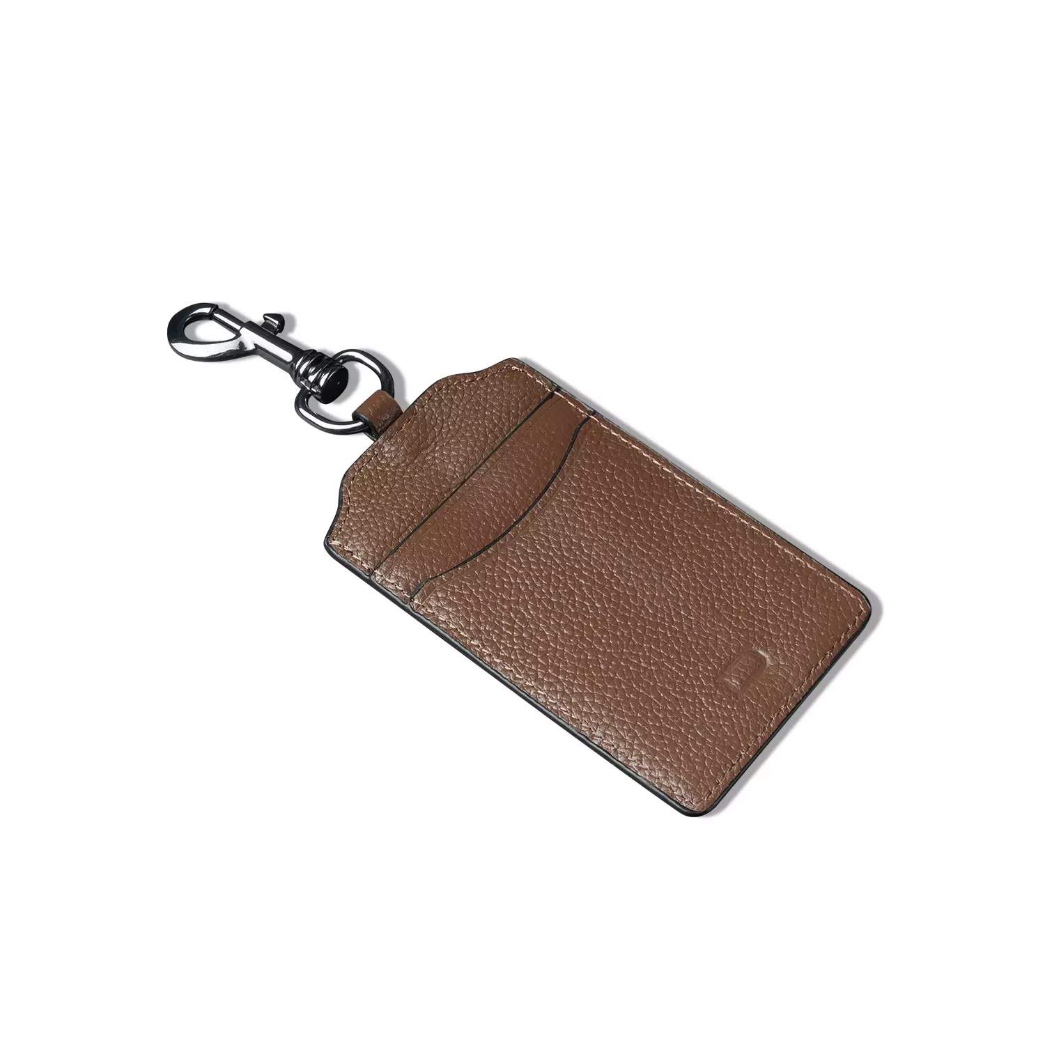 Clovis Brown Lanyard - ID Card Holder