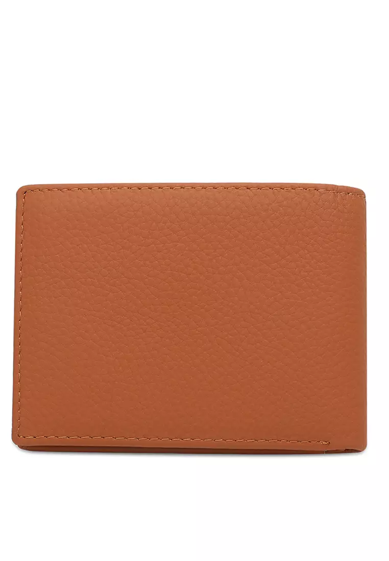 Men's Genuine Leather RFID Blocking Bi Fold Wallet