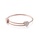 Glamorousky white Simple and Classic Plated Rose Gold Heart-shaped 316L Steel Bangle with Cubic Zirconia EDB98AC3540673GS_1