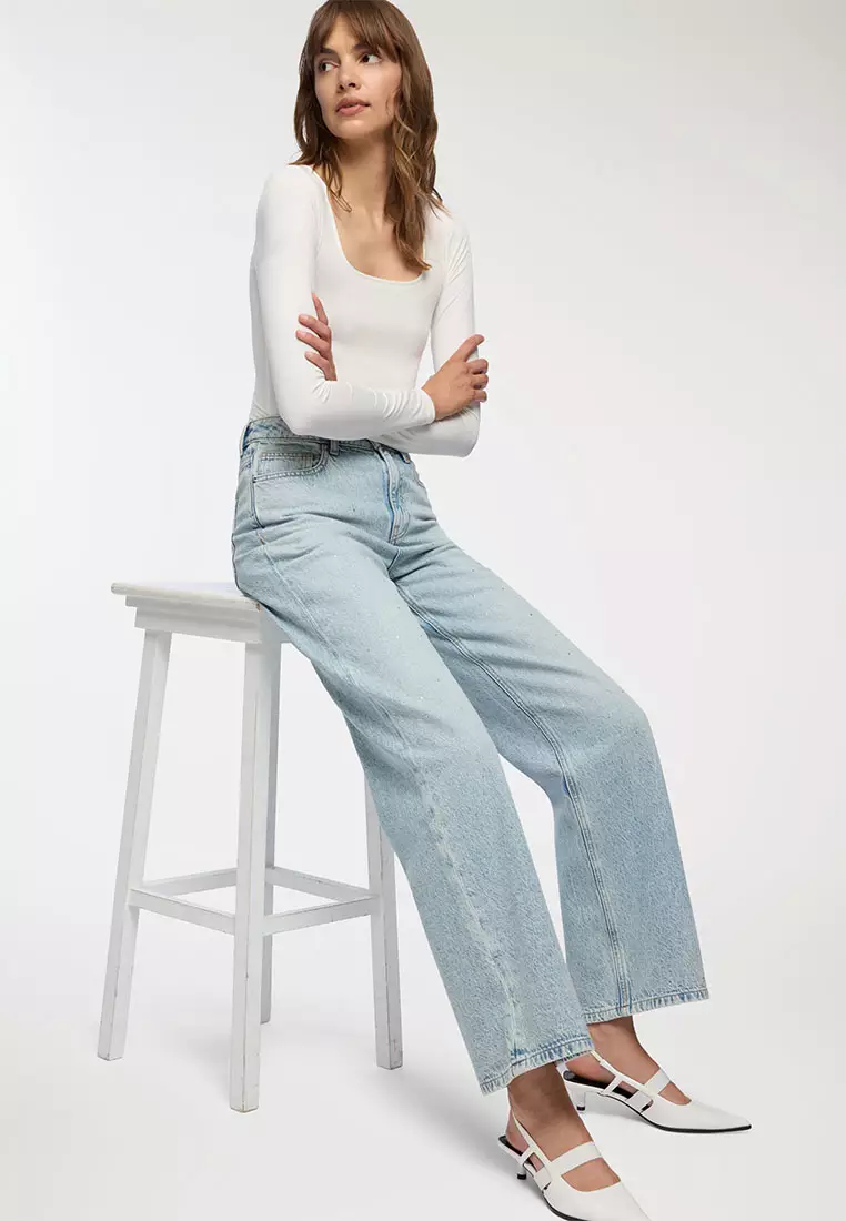 Woman Long Pants Jeans