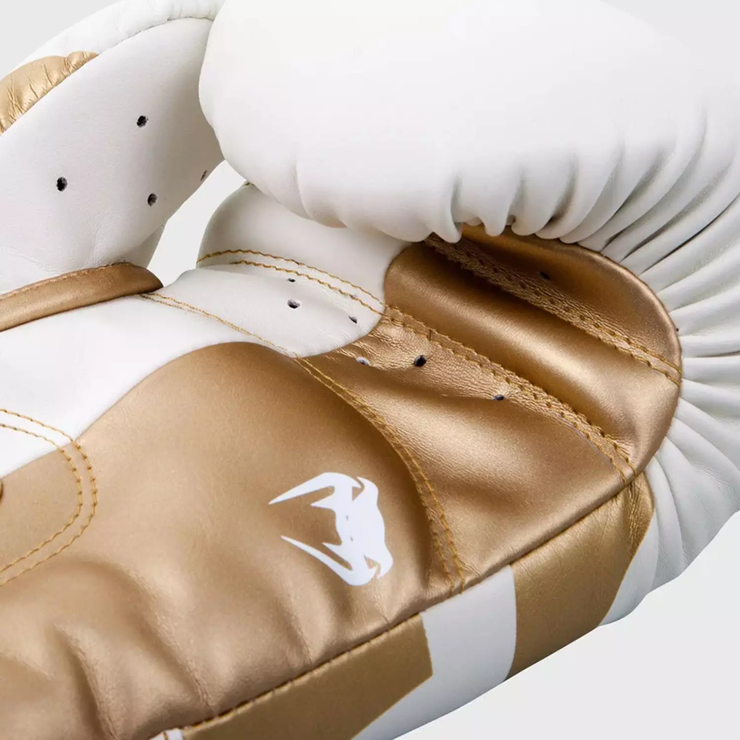Sarung tinju boxing glove Venum Elite Boxing Gloves White/Gold 10oz