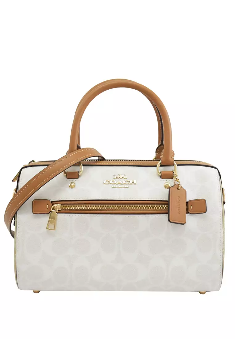 Coach SIGNATURE Coach Rowan Satchel In Blocked Signature Canvas Bag  2022-23FW in 2023