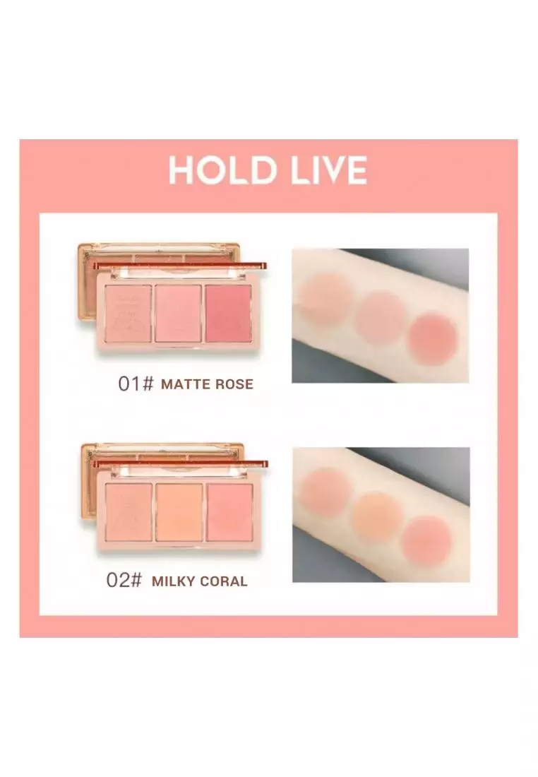 Buy HOLD LIVE HOLDLIVE Secret Garden Blush Palette 01 Online ZALORA