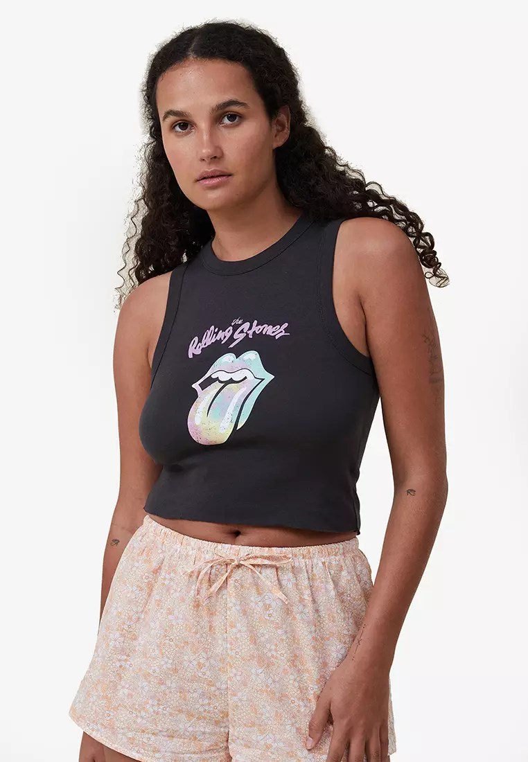 Rib Sleep Crop Top