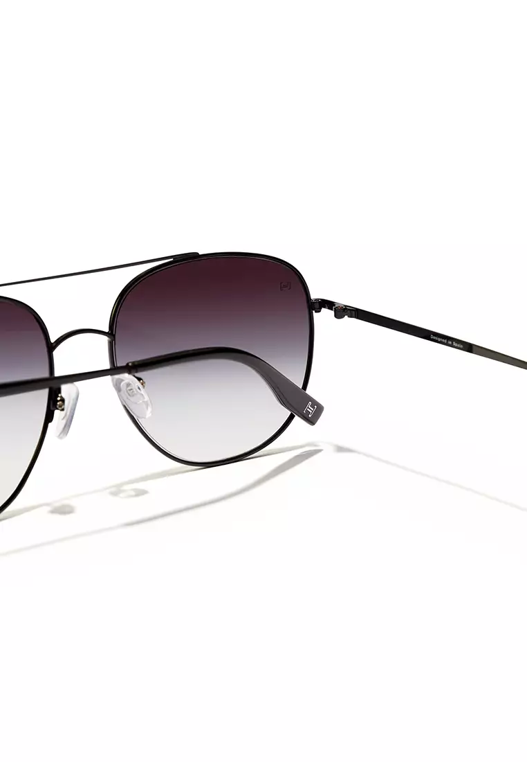 HAWKERS Black Iron Swag Sunglasses For Men And Women, Unisex. Official Product Designed In Spain
