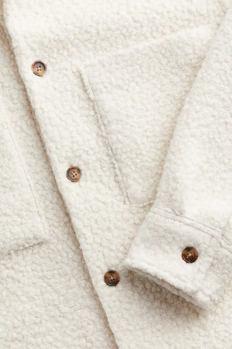 Loose Fit Bouclé overshirt