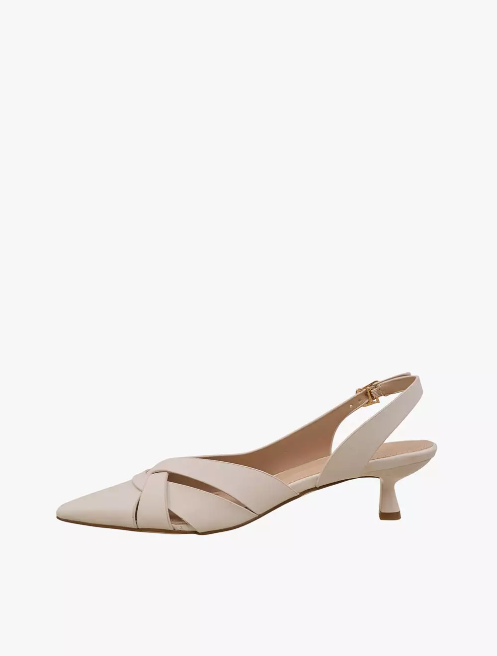 Payless Nine West Womens Alora Kitten Heels - Off White_04