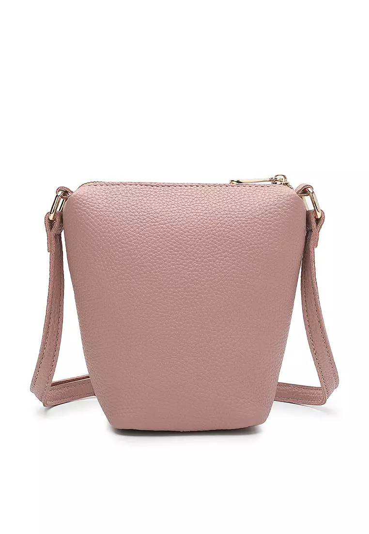 Women's Shoulder Sling Bag / Crossbody Bag - Pink