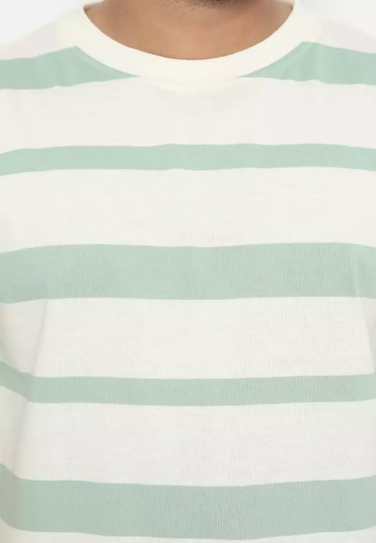 MATSUDA Kaos Oversize 20s Stripe Heavyweight T shirt Narashino