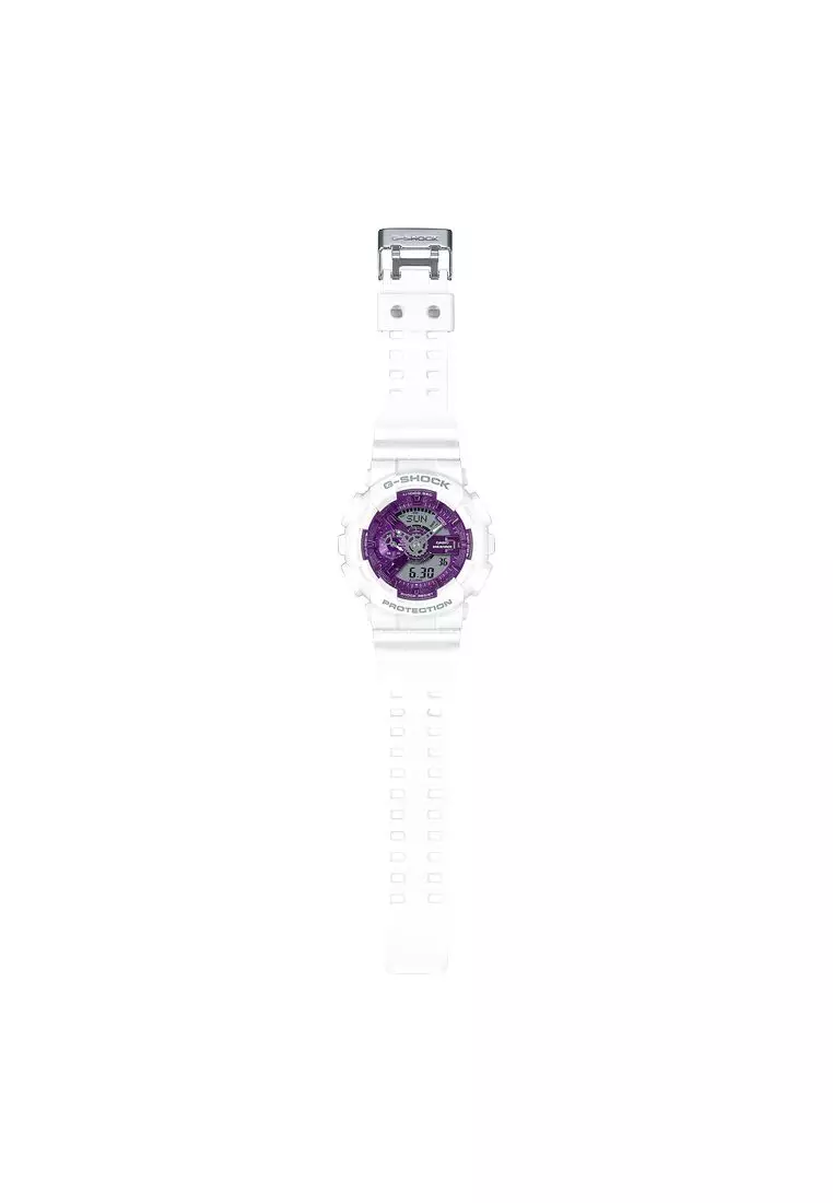 White and purple g shock sale
