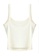 & Other Stories white Ribbed Tank Top AB3ADAA661E332GS_2