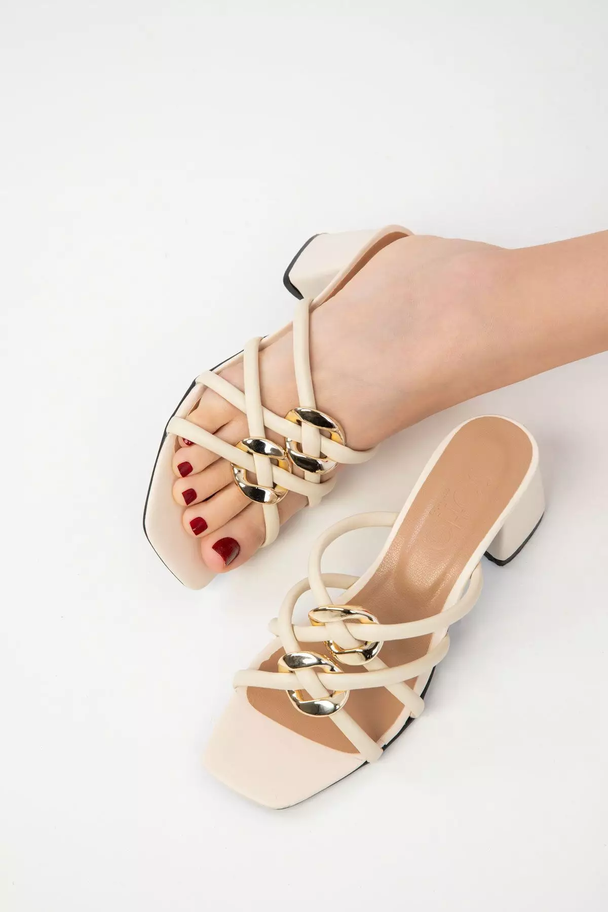 Discount on Soho  shoes - SKU: Knotted Straps Heels